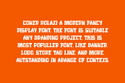 Coner Rolaxi - Fancy Font, a Serif Font by Iqsiart Studio (Thumbnail 2 of 6)