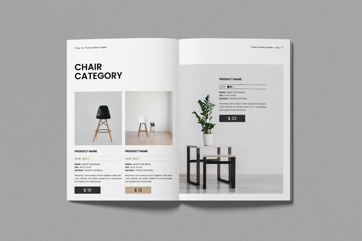 Product Catalog Template, a Brochure Template by Work-Envance (Photo 3 of 7)