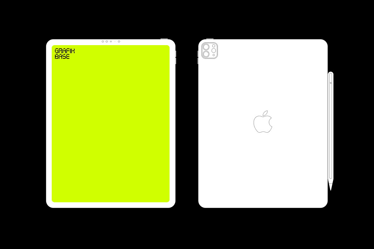iPad Pro 2021 - Vector, an iPad Mockup by grafikbase (Photo 1 of 5)
