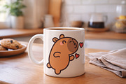 Capybara Emotions Clipart, an Animal Illustration by Palau (Thumbnail 3 of 10)