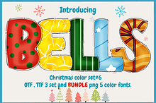 Christmas color set 6-PNG fonts
