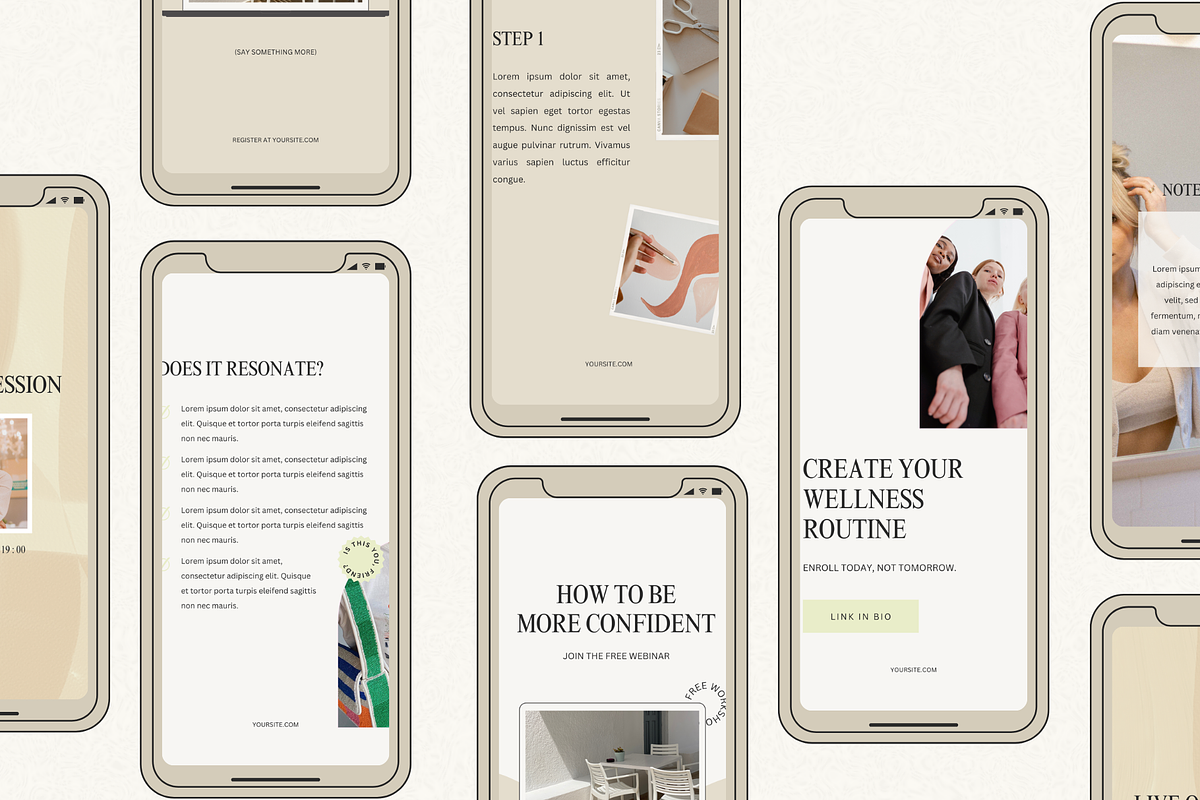 NONIE Playful Instagram Templates, a Social Media Template by Studio Mellow B (Photo 6 of 6)