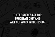 The Procreate Office Pen Brush Pack, a Brush Add-On by Ink Gang Boss (Thumbnail 9 of 9)