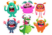 Spooky Crew - 6 Cute Monsters, a Decorative Illustration by D R A W K M A N (Thumbnail 8 of 8)