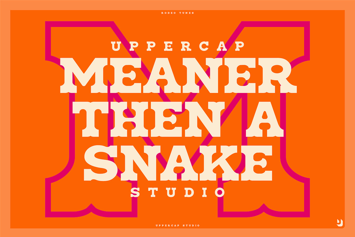 Rodeo Tunes - Western Slab Serif, a Slab Serif Font by UppercapType (Photo 7 of 21)