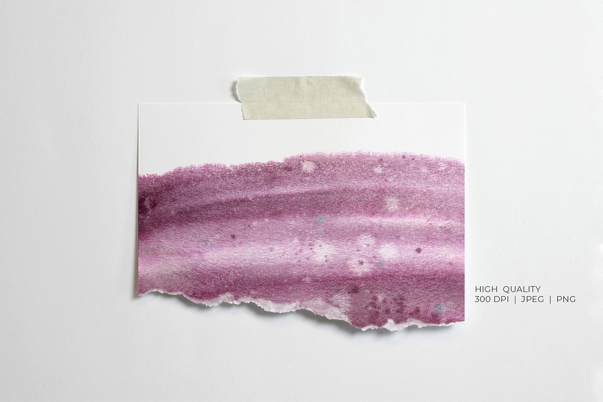 Texture Watercolor Washes Shapes Set, a Texture Illustration by YarovaArt (Photo 3 of 11)