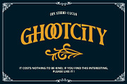 Ghootcity, a Symbol Font by Vintage Division (Thumbnail 15 of 15)