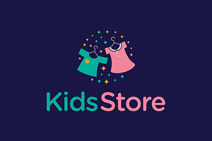 Children Clothing Kids Shop Logo, a Branding & Logo Template by ika trisiana