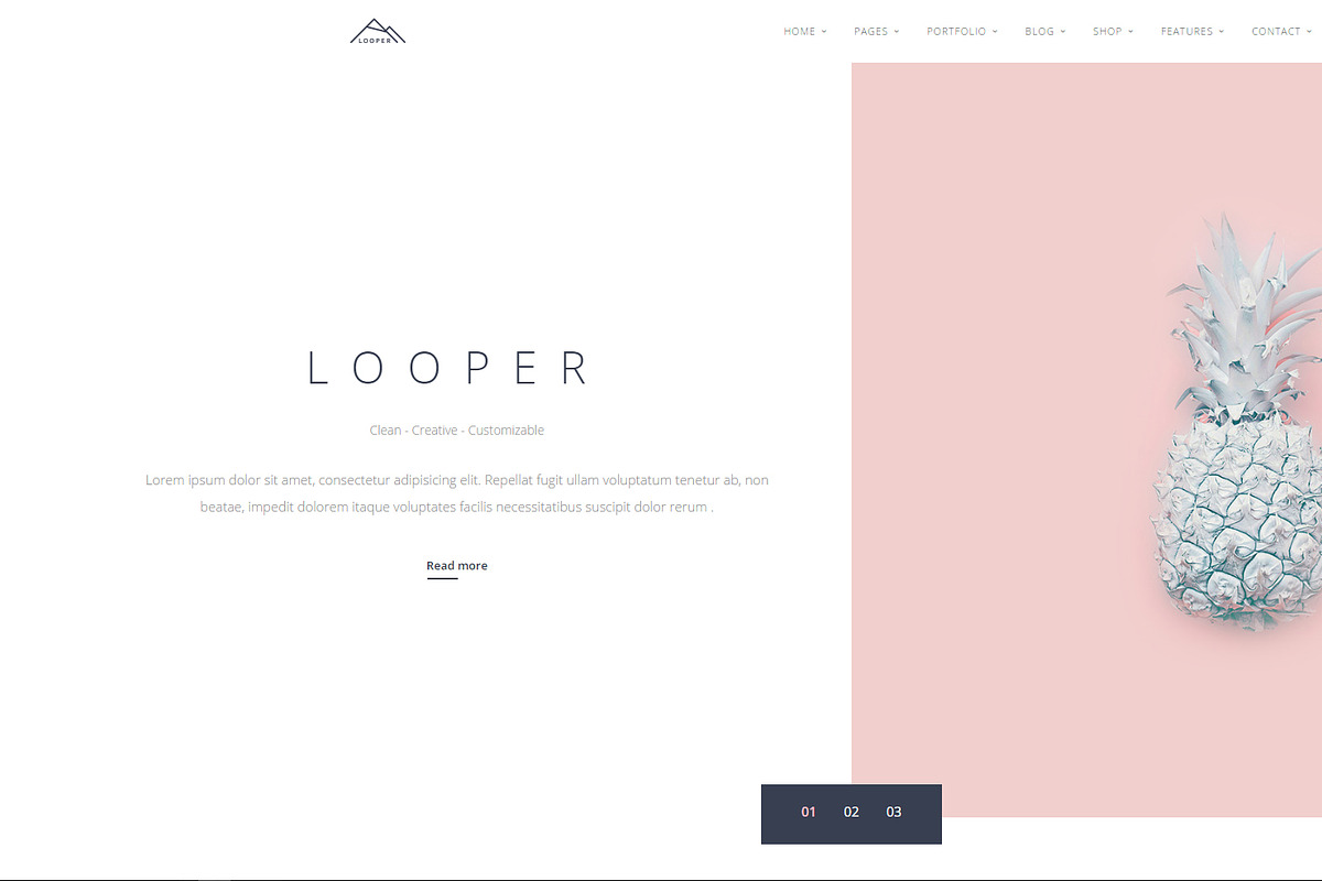 Looper-Multipurpose One/Multi Page, a Websites & App Template by Themesberg (Photo 4 of 6)