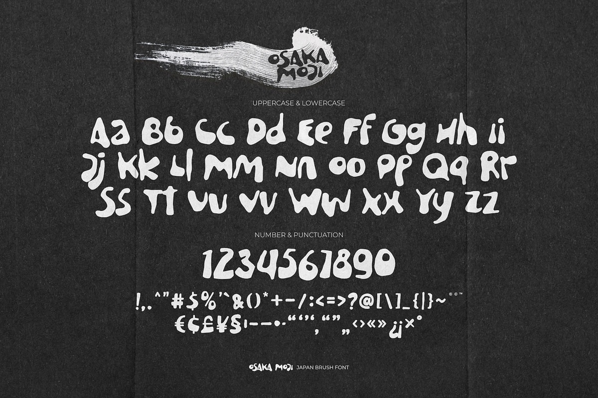 Osaka Moji - Japan Brush Font, a Font by ikiiko (Photo 6 of 7)