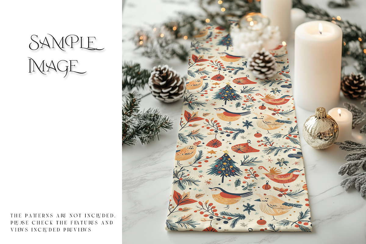 Christmas Table Runner Mockups, a Household Mockup by mock-ups (Photo 8 of 15)