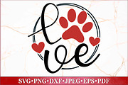 Valentine Dog Bundle SVG, a Seasonal Illustration by RossiGalleria (Thumbnail 7 of 16)