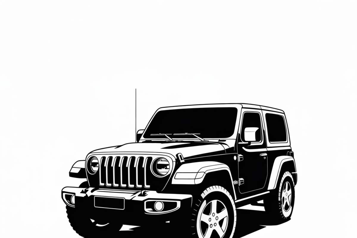 Jeep Vector Traveled design, perfect, an Illustration by Amazin_art (Photo 9 of 9)