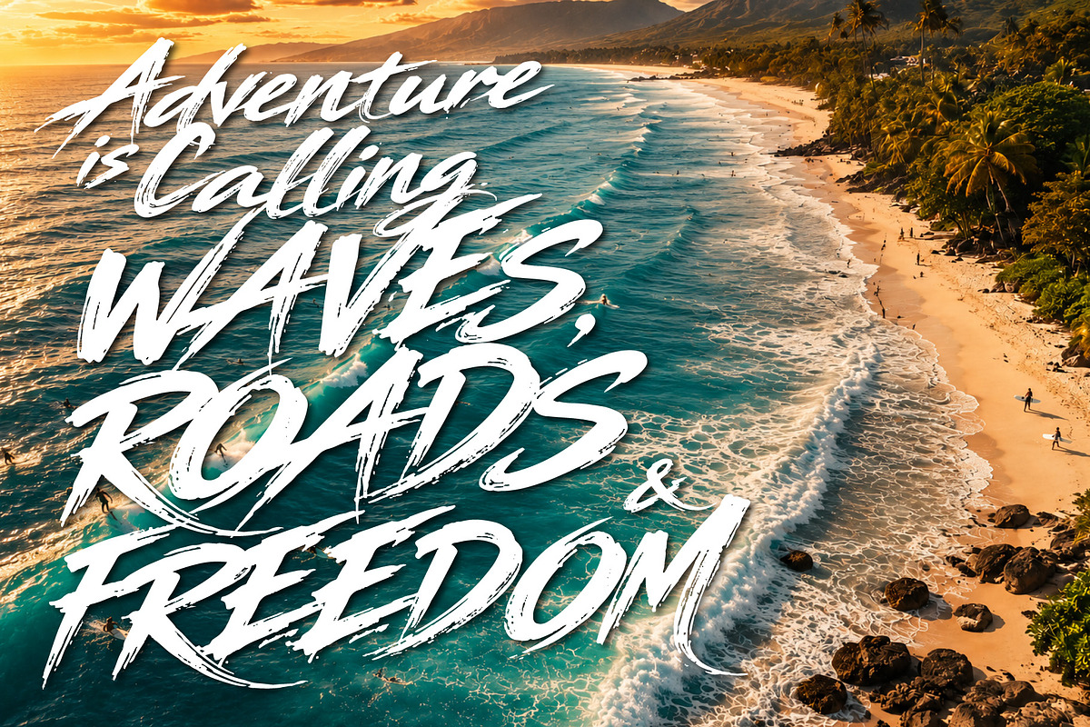 Coastra - Freedom to Roam, a Handwritten Font by HypeWorksCo (Photo 2 of 13)