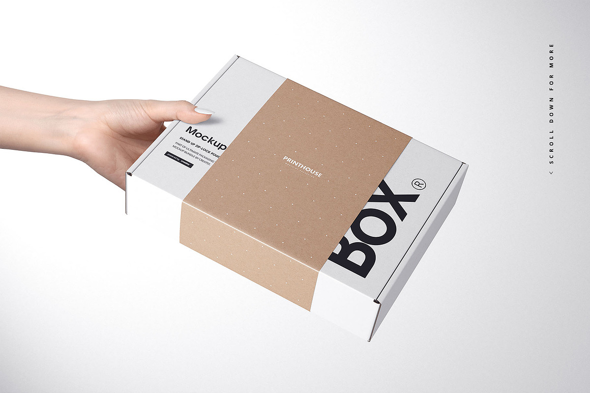 Mailing Box Mockup Bundle, a Packaging Mockup by creatsy5 (Photo 9 of 10)