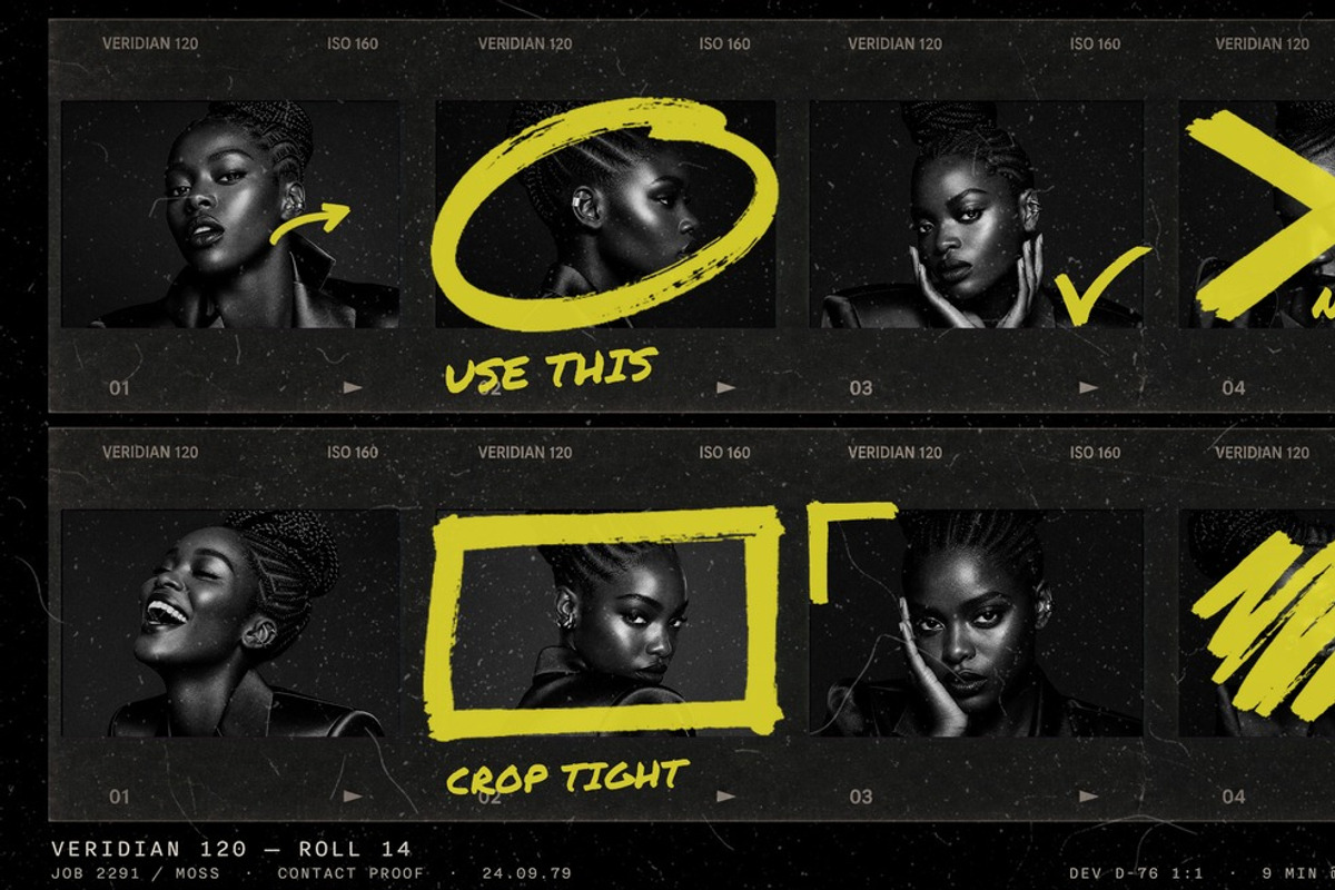 Grunge Contact Sheet Photo Effect, a Social Media Template by DesignerCandies (Photo 3 of 3)