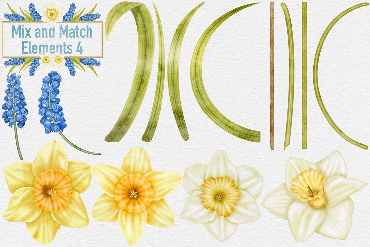 Spring into Easter Clipart Set., a Seasonal Illustration by Happy Sloth Graphics (Photo 9 of 17)