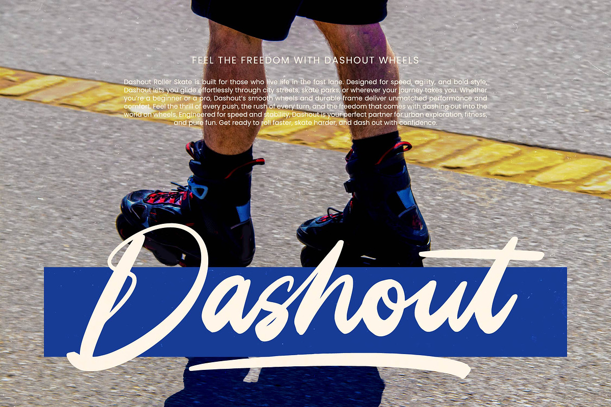 Unlatch Skater Bold Brush Font, a Script Font by Letterena Studios Script (Photo 13 of 20)