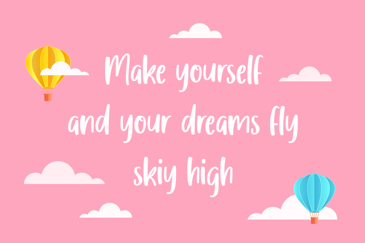 Balloon Playful Handwritten Font, a Handwritten Font by Fatmawati (Photo 2 of 12)