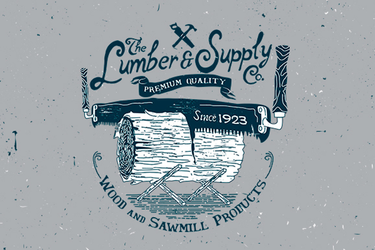 6 Vintage Carpentry Badges, a Branding & Logo Template by PaperBat (Photo 4 of 5)