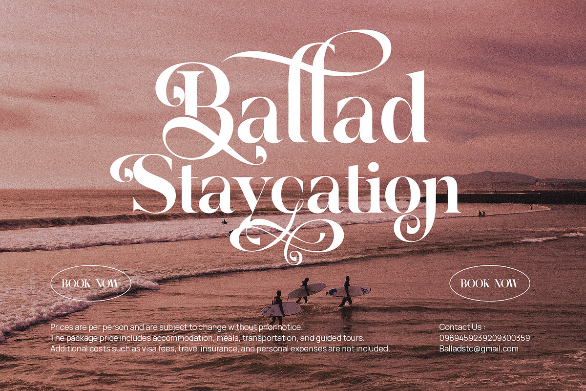 Hubein Kamaru Elegant Ligature Font, a Serif Font by Graphicxell (Photo 13 of 22)