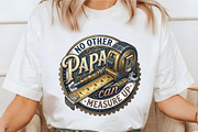 Funny Papa Beyond Measure, Dad Shirt, a Seasonal Illustration by designcity5 (Thumbnail 3 of 4)