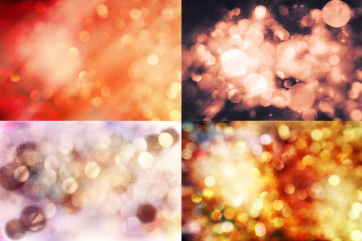 Abstract Vintage Christmas Lights preview 4