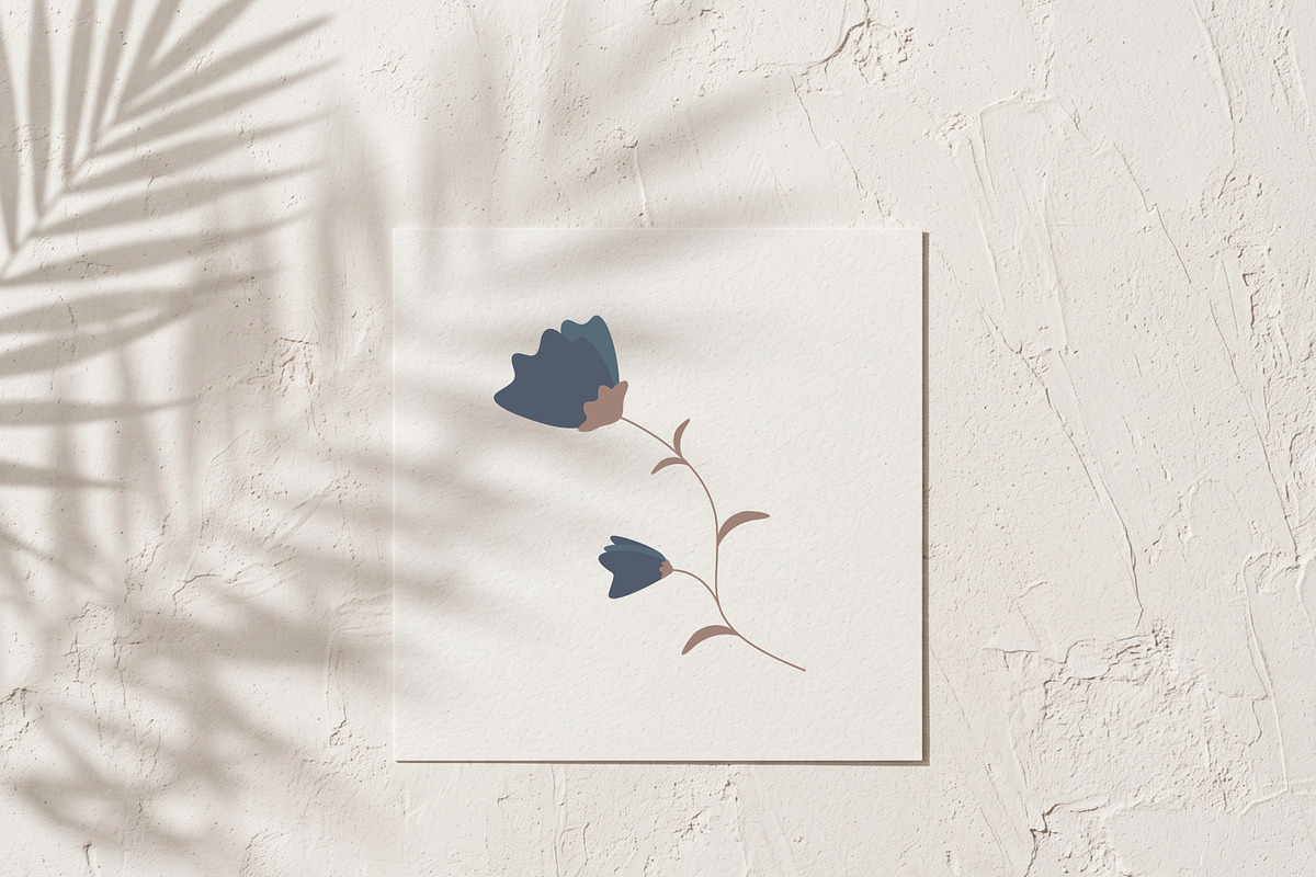 Dusty Blue & Gold Frames Clipart, an Object Graphic by Nadia Semyroz (Photo 5 of 6)