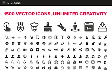 1500 Vector Icons - Minicons