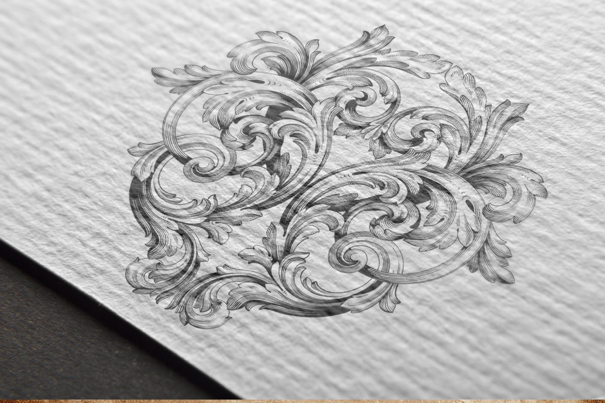 Vintage ornament vector, a Decorative Illustration by Samira (Photo 10 of 10)