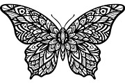 Butterfly Silhouette Bundle, a Decorative Illustration by Designer_Momina (Thumbnail 18 of 20)