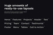 SALE -Werk UI Kit 110 modern layouts, an UI Kit Template by Ghostpixel (Thumbnail 4 of 13)