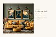 Calm Safe Place, Set of 10, a Decorative Illustration by LanternkinStudio (Thumbnail 2 of 11)