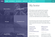 Exin WordPress theme, a WordPress Template by FineHive (Thumbnail 1 of 5)