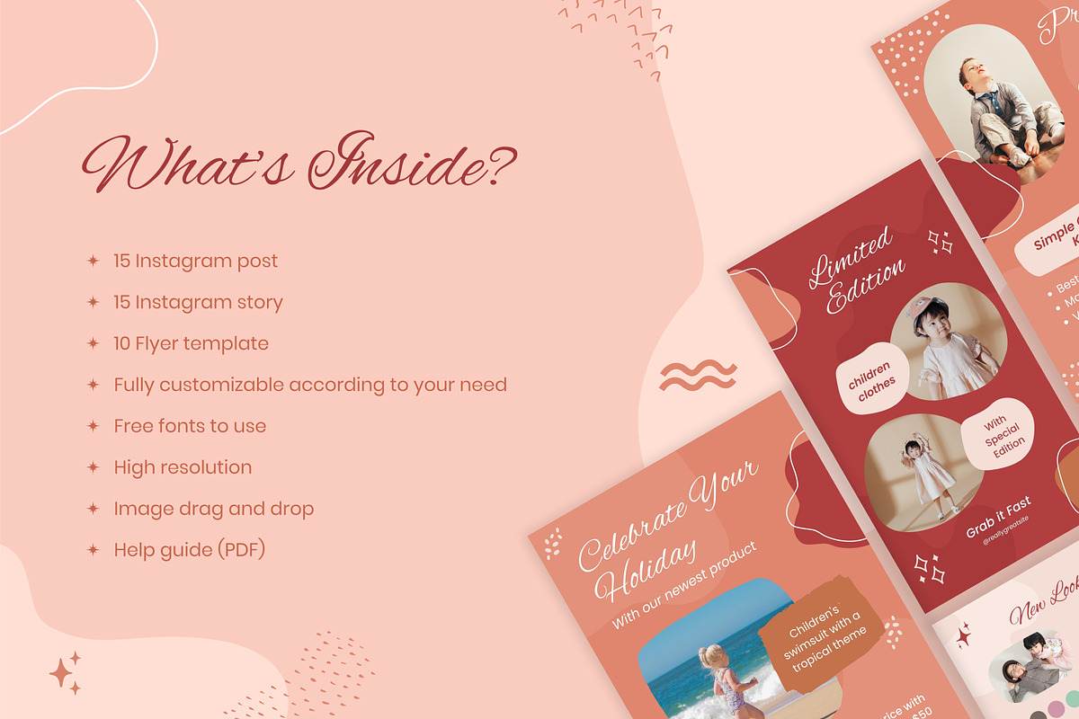 Abstract Sale 3in1 Canva Template, a Social Media Template by Brandearth RRGraph (Photo 2 of 11)