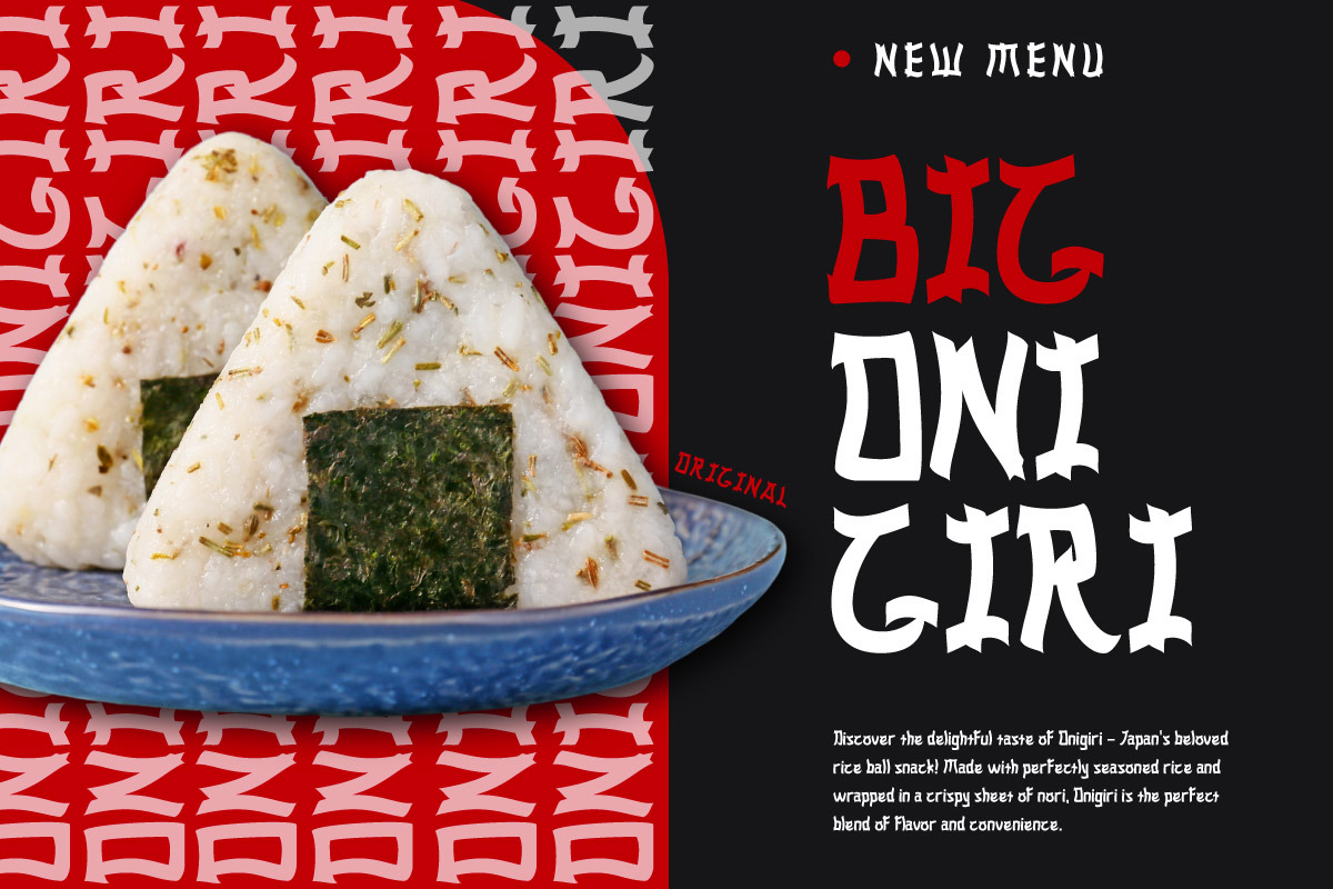 Shima - Japanese-Style Font for Food, a Script Font by twinstd (Photo 7 of 8)