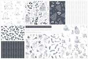 Monochrome Forest pattern collection, a Pattern Graphic by Inna Moreva (Thumbnail 6 of 10)