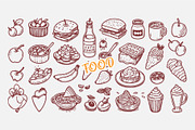 Hand Drawn Food Illustration Coll, a Food Illustration by MkStudio (Thumbnail 2 of 3)