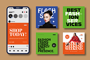 Colorful Fashion Social Media Post, a Social Media Template by MightyDesign (Thumbnail 2 of 8)