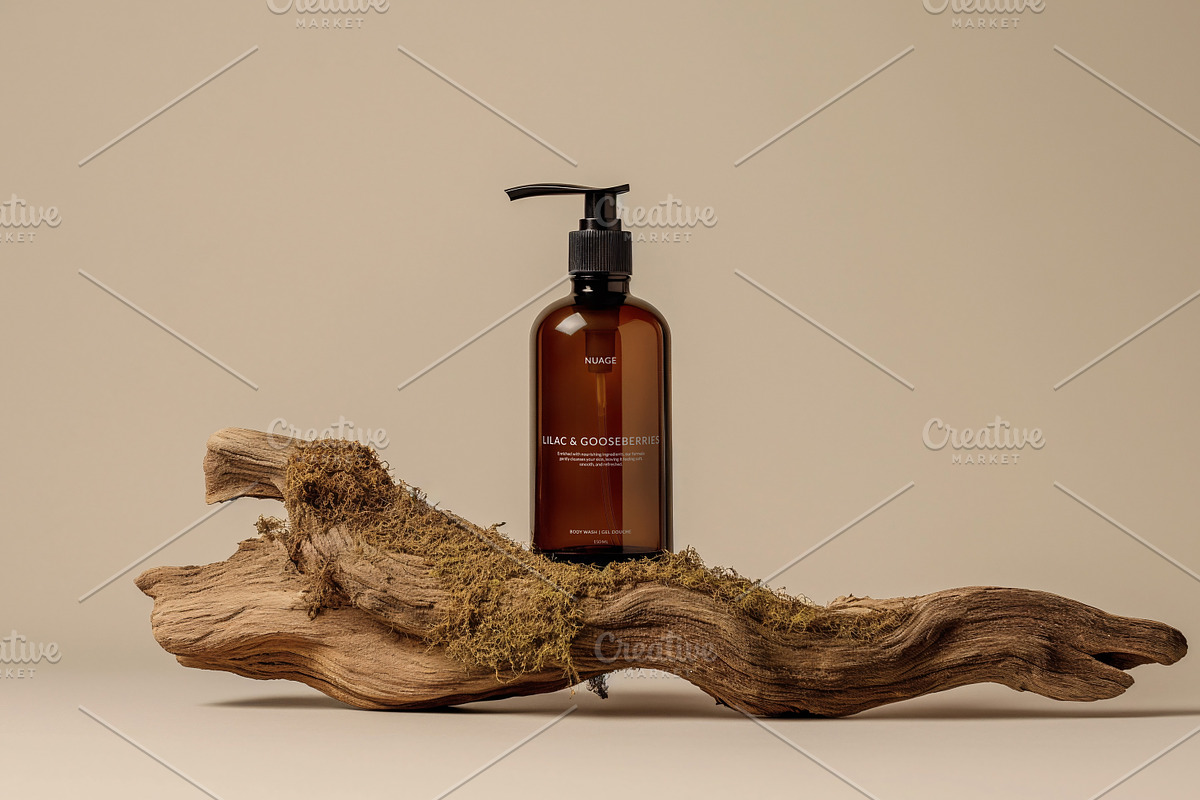 Amber Dispenser Bottle Mockup Bundle, a Packaging Mockup by Wildfield Studio (Photo 12 of 17)