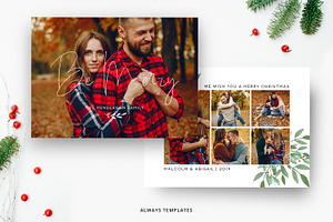 Christmas Card Template CC064