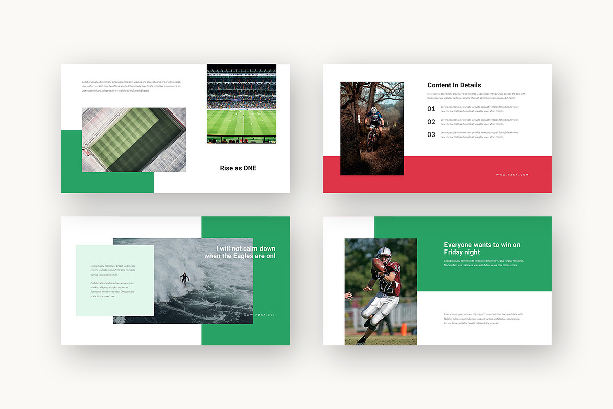Pzka : Sports Brand Powerpoint, a Presentation Template by Punkl Camp (Photo 3 of 16)