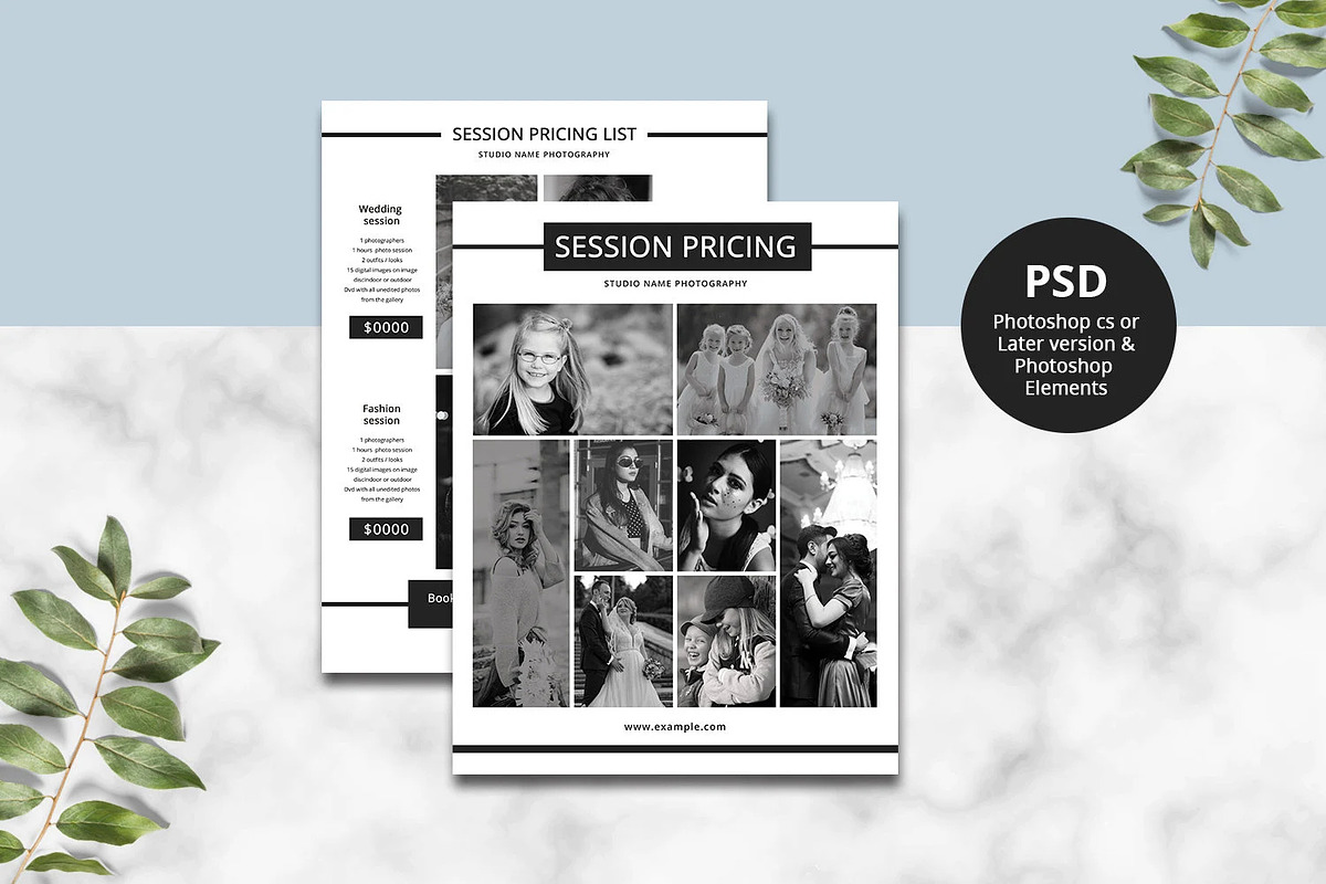 Photographer Pricing Flyer, a Flyer Template by Template Shop (Photo 3 of 4)