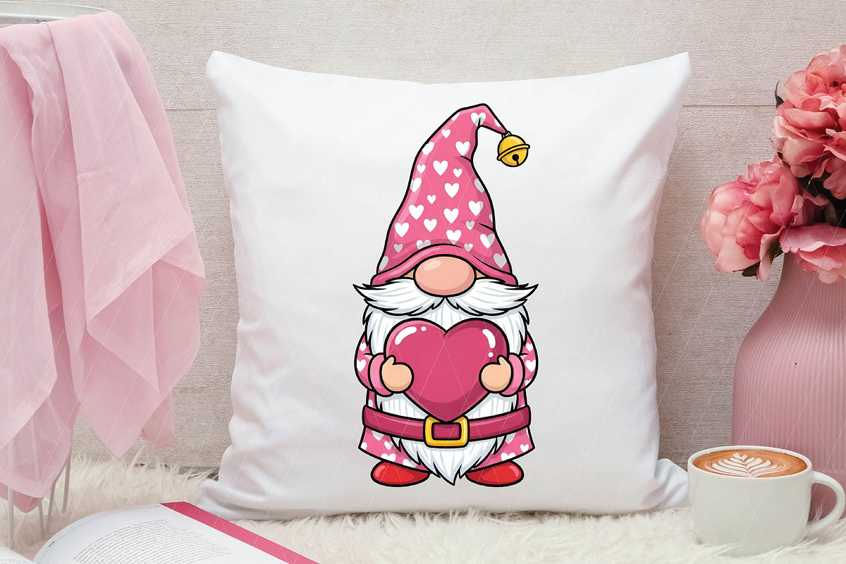 Valentine Gnomes PNG, Valentines Day, an Illustration by DreamPrint404 (Photo 8 of 8)