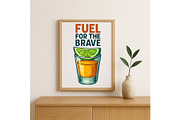 Fuel for the Brave Tequila Shot, a Background Graphic by LaseredNinja (Thumbnail 2 of 7)