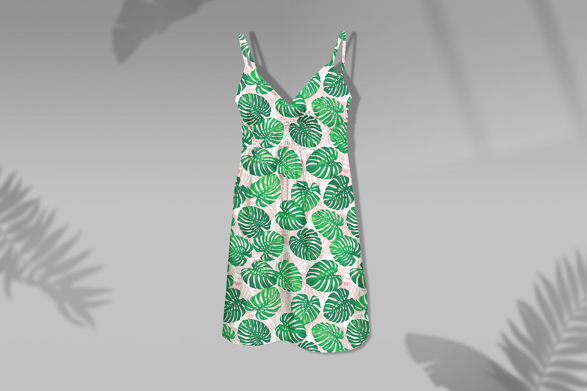 Monstera leaves. Pattern., a Pattern Graphic by Anna Smirnova (Photo 4 of 5)