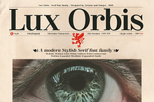 Lux Orbis - Serif font family