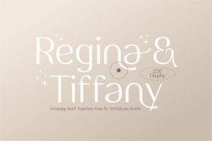 Regina Tiffany - Serif Typeface