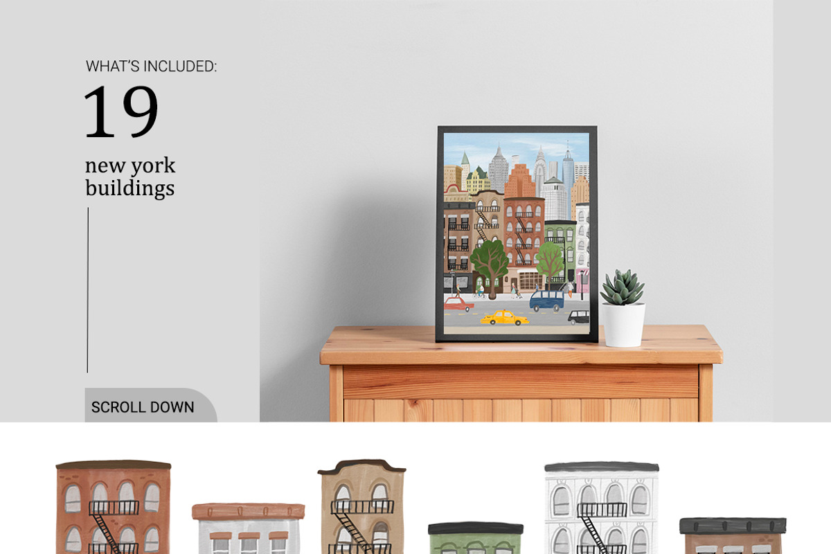 New York Print Creator, Scene, a Person Illustration by AlineArtStore (Photo 6 of 15)