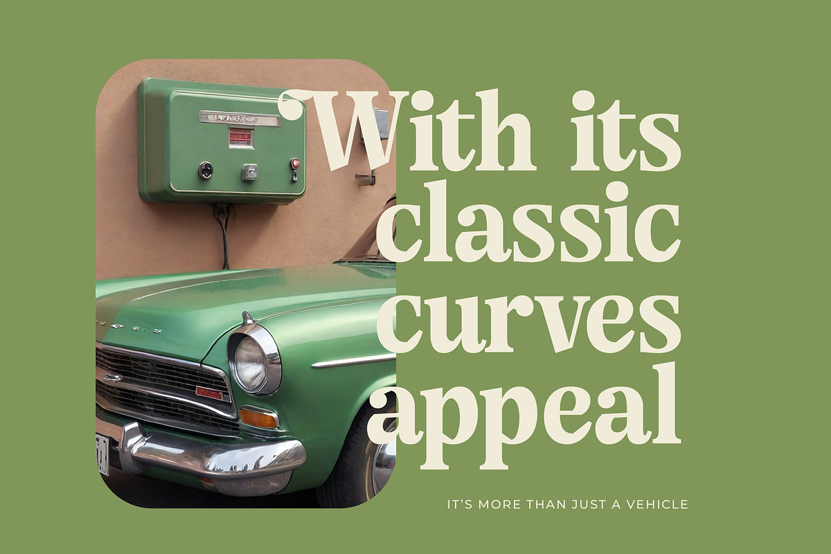 Angel & Bunda Groovy Serif Font, a Serif Font by timelesstype.co (Photo 17 of 20)
